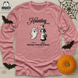 Haunting Unisex Long Sleeve Tee Gift For Animal Lover