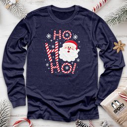 Ho Ho Ho Unisex Long Sleeve Tee Gift For Animal Lover