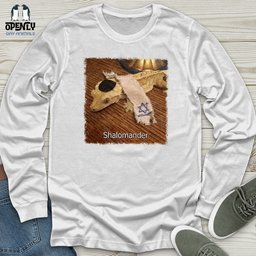 Shalomander Unisex Long Sleeve Tee Gift For Animal Lover