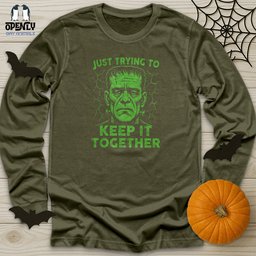 Just Trying To Keep IT Together Unisex Long Sleeve Tee Gift For Animal Lover