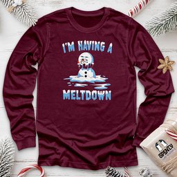 Im Having A Meltdown Unisex Long Sleeve Tee Gift For Animal Lover