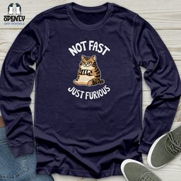 Not Fast But Furious Unisex Long Sleeve Tee Gift For Animal Lover