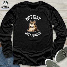 Not Fast But Furious Unisex Long Sleeve Tee Gift For Animal Lover