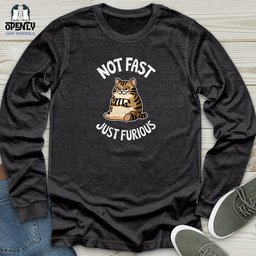 Not Fast But Furious Unisex Long Sleeve Tee Gift For Animal Lover