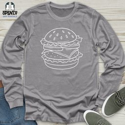 The Burger Unisex Long Sleeve Tee Gift For Animal Lover