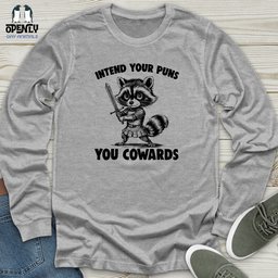 Intend Your Puns Unisex Long Sleeve Tee Gift For Animal Lover