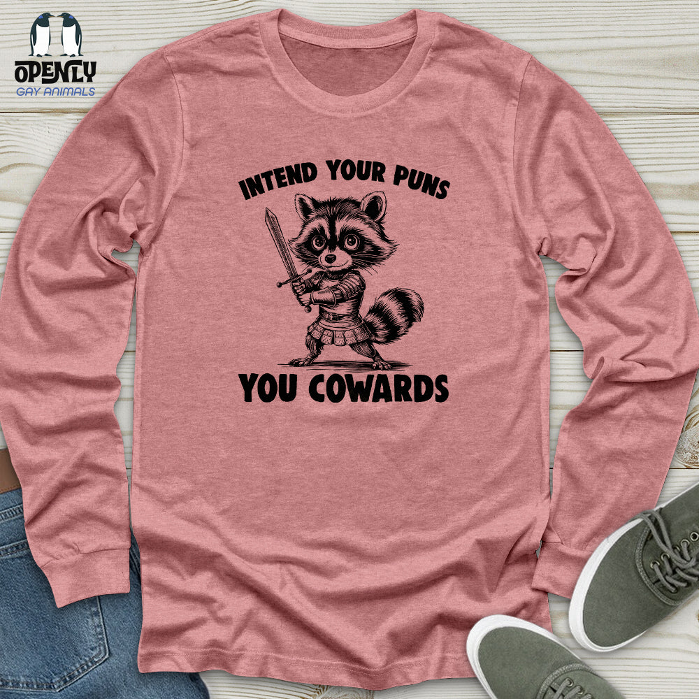 Intend Your Puns Unisex Long Sleeve Tee Gift For Animal Lover