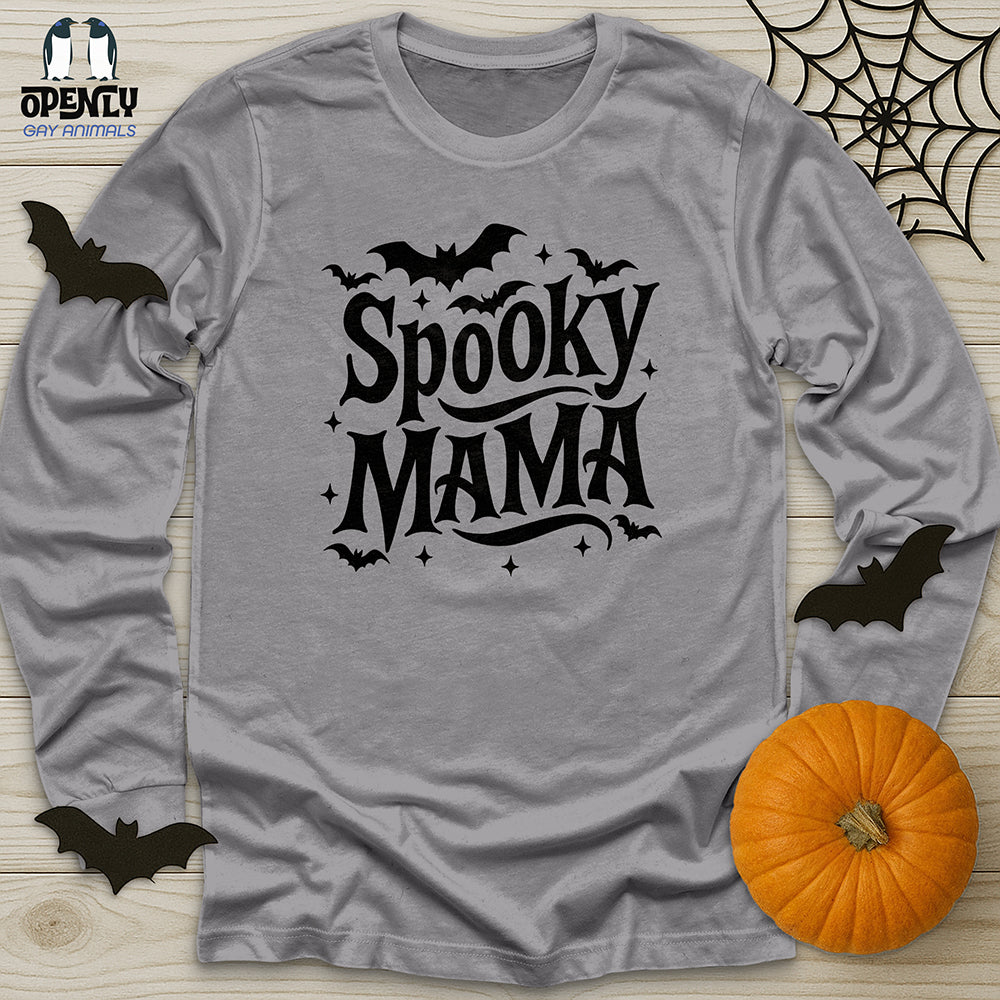 Spooky Mama Unisex Long Sleeve Tee Gift For Mom