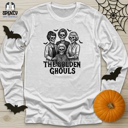 The Golden Ghouls Unisex Long Sleeve Tee Gift For Animal Lover