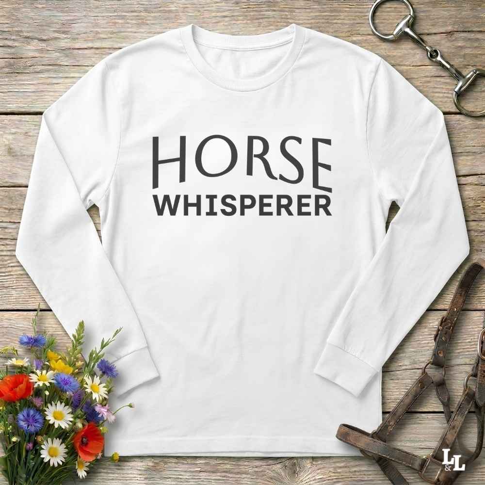 Horse Whisperer Long Sleeve Tee Gift For Horse Lover