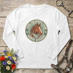Cool Grandpa Club Long Sleeve Tee Gift For Grandpa
