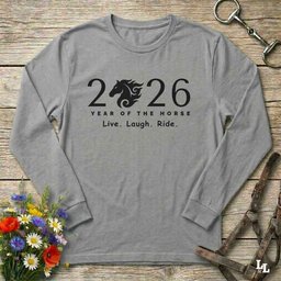 Live Laugh Ride Long Sleeve Tee Gift For Horse Lover