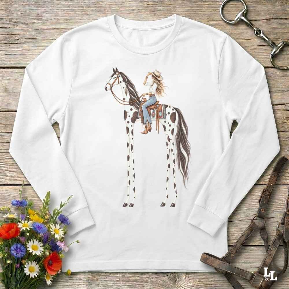 Long Ride Long Sleeve Tee Gift For Horse Lover