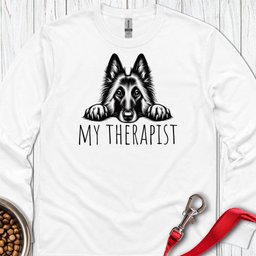 Belgian Tervuren My Therapist Long Sleeve Shirt Gift For Dog Lover