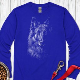 Belgian Tervuren Engraved Long Sleeve Shirt Gift For Dog Lover