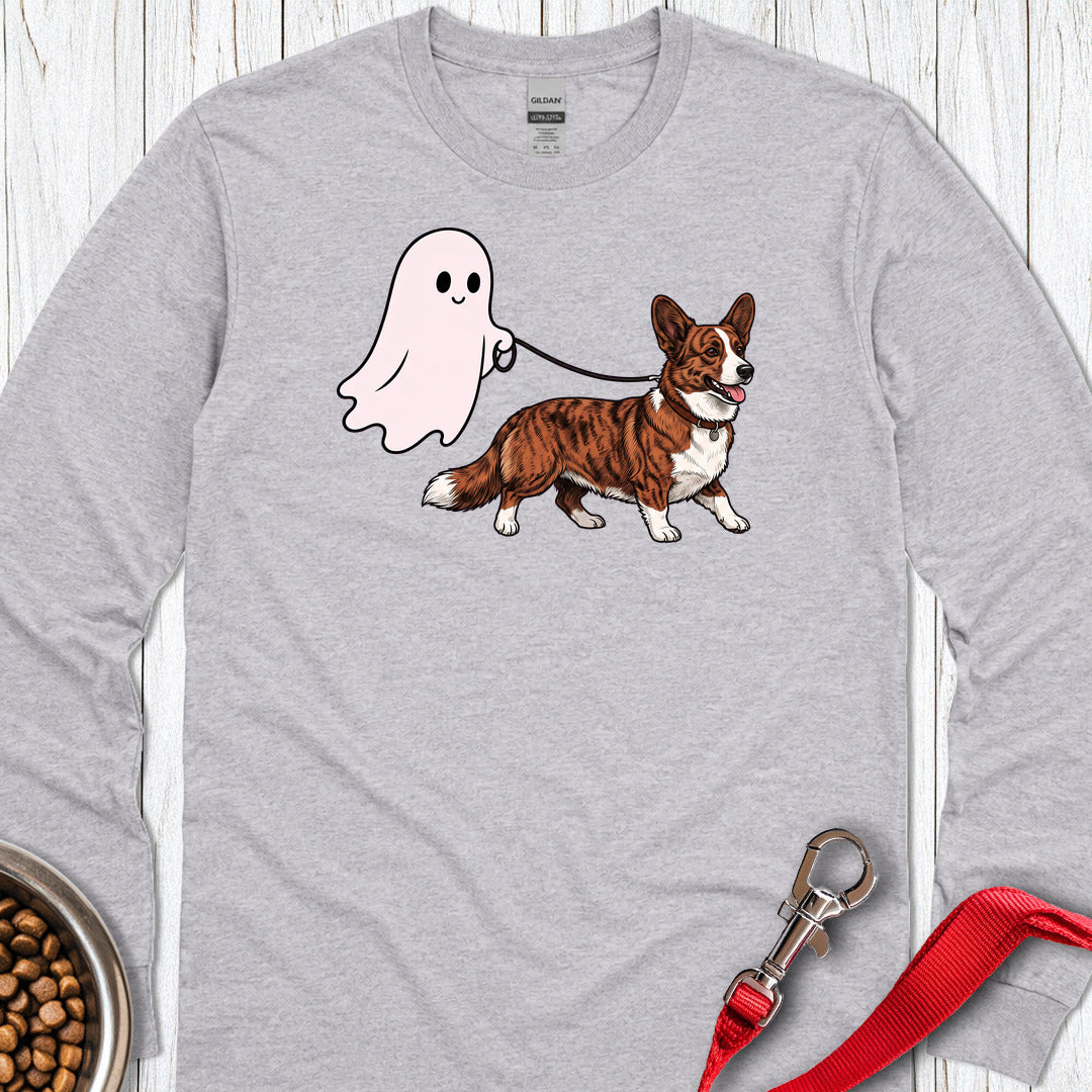 Cardigan Welsh Corgi Red Brindle Halloween Long Sleeve Shirt Gift For Dog Lover