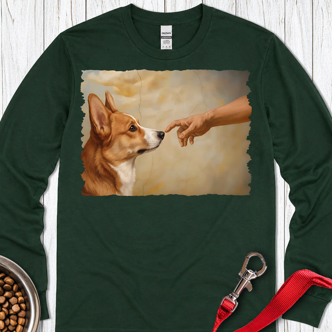 Cardigan Welsh Corgi Red Creation Long Sleeve Shirt Gift For Dog Lover
