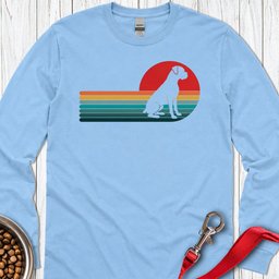 Boxer Retro Long Sleeve Shirt Gift For Dog Lover