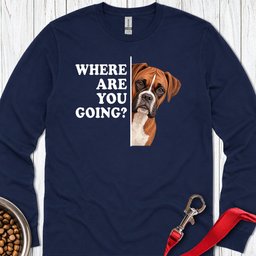 Boxer Alert Long Sleeve Shirt Gift For Dog Lover