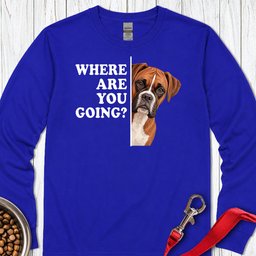 Boxer Alert Long Sleeve Shirt Gift For Dog Lover