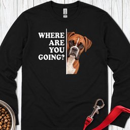 Boxer Alert Long Sleeve Shirt Gift For Dog Lover