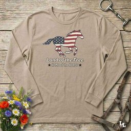 Home Of The Horse Longsleeve Tee Long Sleeve Shirt Gift For Horse Lover