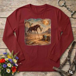 Galloping Through Time Longsleeve Tee Long Sleeve Shirt Gift For Horse Lover