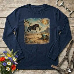 Galloping Through Time Longsleeve Tee Long Sleeve Shirt Gift For Horse Lover