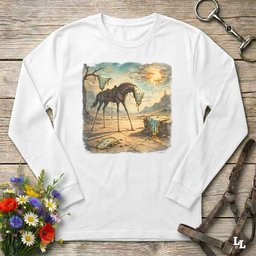 Galloping Through Time Longsleeve Tee Long Sleeve Shirt Gift For Horse Lover