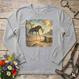 Galloping Through Time Longsleeve Tee Long Sleeve Shirt Gift For Horse Lover