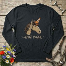 Almost Magical Long Sleeve Tee Gift For Horse Lover