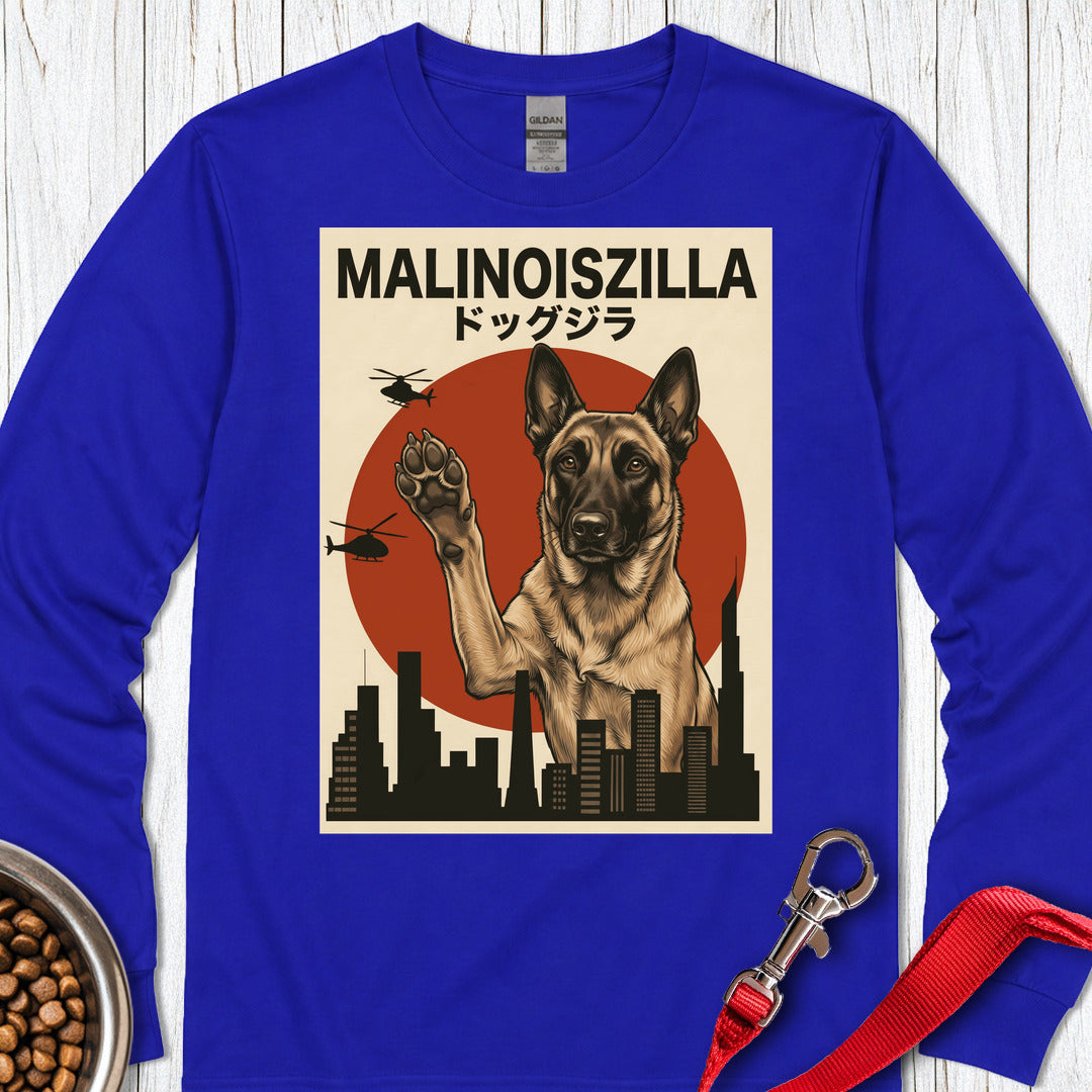 Belgian Malinois Malinoiszilla Long Sleeve Shirt Gift For Dog Lover