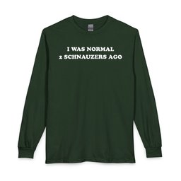 2 Schnauzers Long Sleeve Shirt Gift For Dog Lover