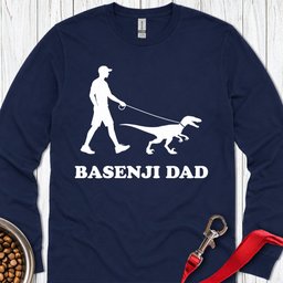 Basenji Dad Long Sleeve Shirt Gift For Dad