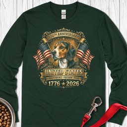 Beagle 250 Years USA Long Sleeve Shirt Gift For Dog Lover