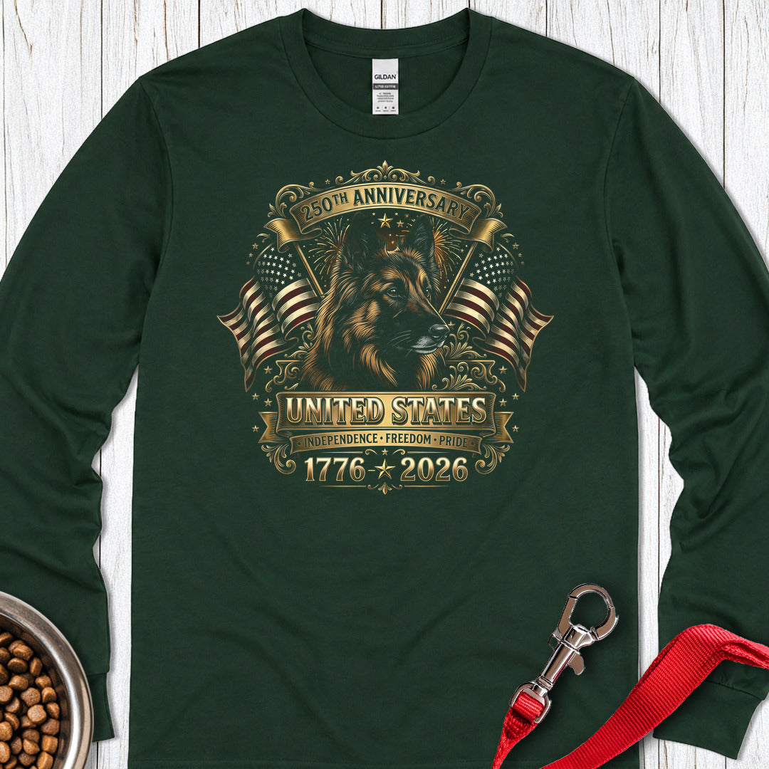 Belgian Tervuren Flag Shades Long Sleeve Shirt Gift For Dog Lover