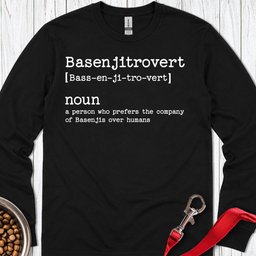 Basenji Basenjitrovert Long Sleeve Shirt Gift For Dog Lover