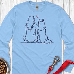Belgian Tervuren Hug Long Sleeve Shirt Gift For Dog Lover