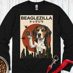 Beaglezilla Long Sleeve Shirt Gift For Dog Lover