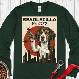 Beaglezilla Long Sleeve Shirt Gift For Dog Lover