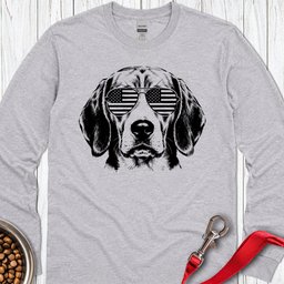 Beagles USA Long Sleeve Shirt Gift For Dog Lover
