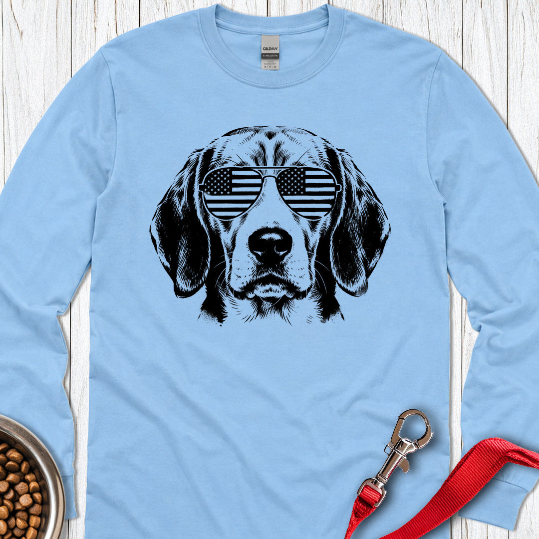 Beagles USA Long Sleeve Shirt Gift For Dog Lover