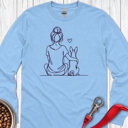 Basenji Hug Long Sleeve Shirt Gift For Dog Lover