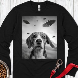 Beagle Ufo Long Sleeve Shirt Gift For Dog Lover
