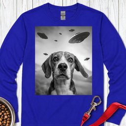 Beagle Ufo Long Sleeve Shirt Gift For Dog Lover