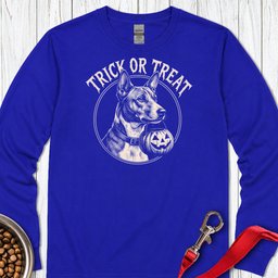 Basenji Trick Or Treat Long Sleeve Shirt Gift For Dog Lover