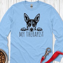 Basenji My Therapist Long Sleeve Shirt Gift For Dog Lover