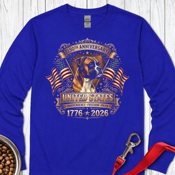 Boxer 250 Anniversary Long Sleeve Shirt Gift For Dog Lover
