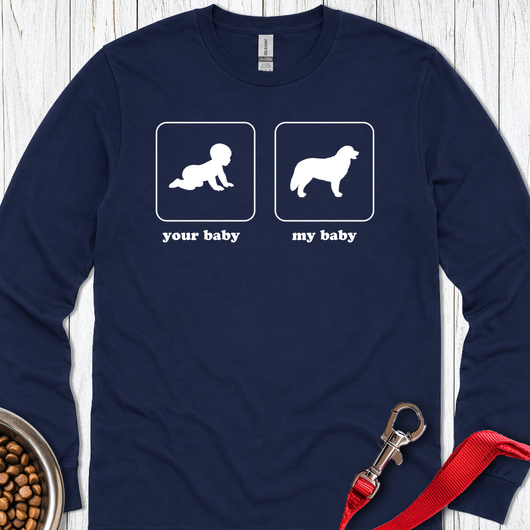 Bernese Baby Long Sleeve Shirt Gift For Dog Lover