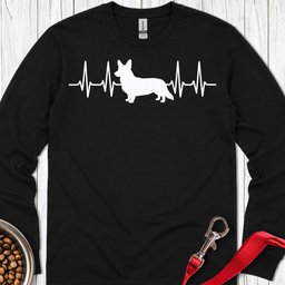 Cardigan Welsh Corgi Heartbeat Long Sleeve Shirt Gift For Dog Lover
